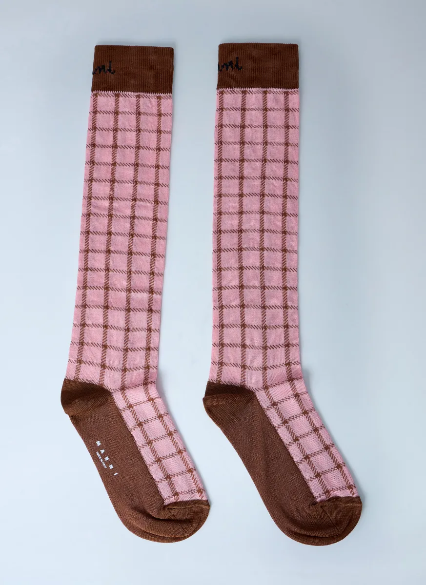 Logo Jacquard Socks