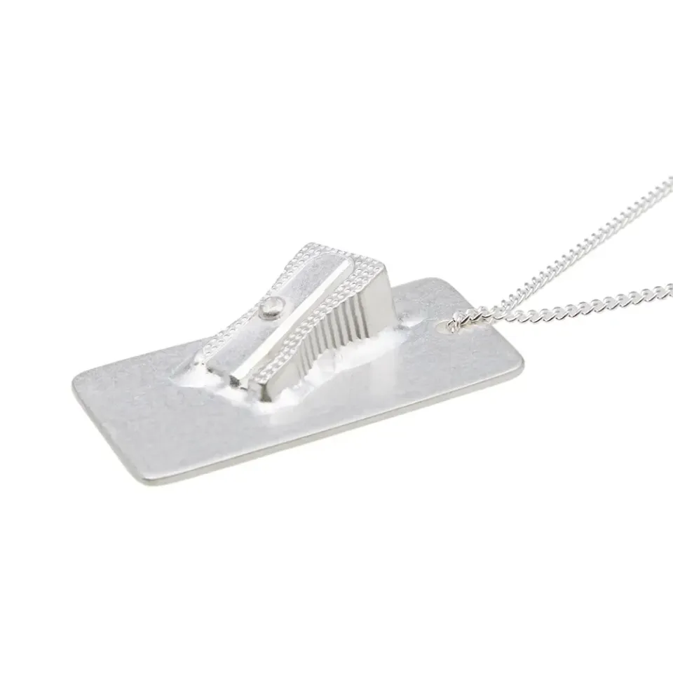 11 Pencil Sharpener Pendant Necklace