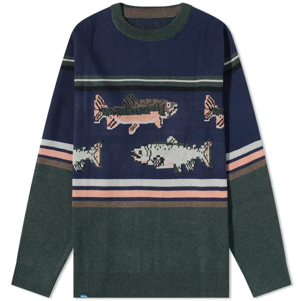 Highline Jacquard Crew Knit