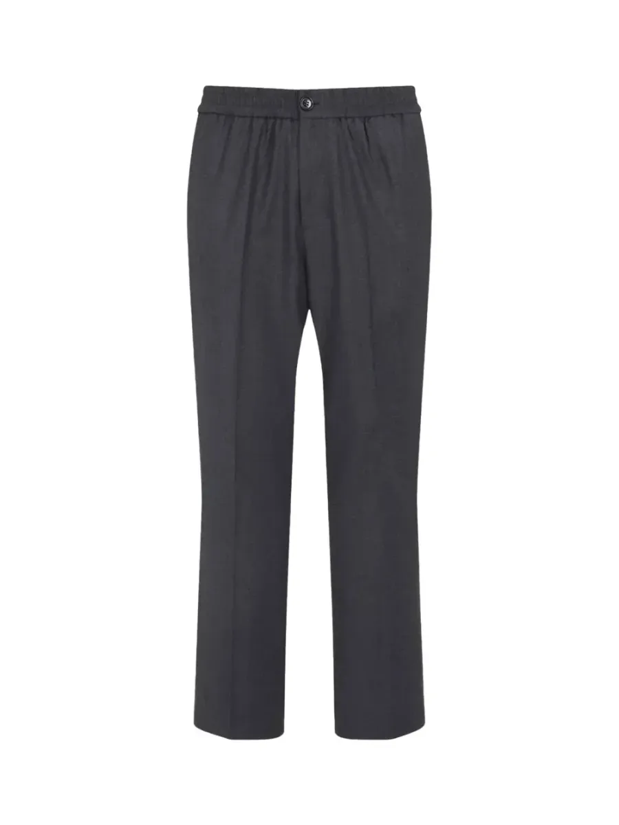 AMI Elasticated Pants Anthracite