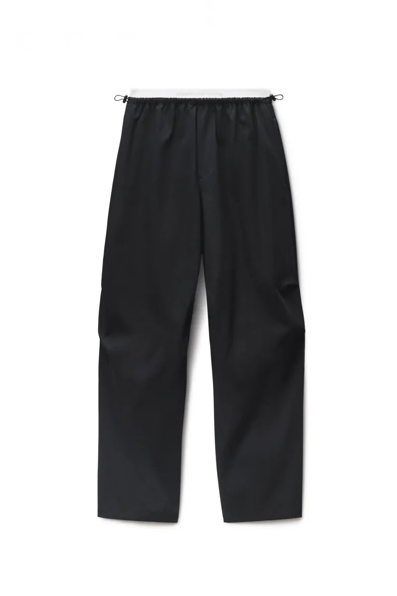 Logo Elastic Mid-Rise Pant