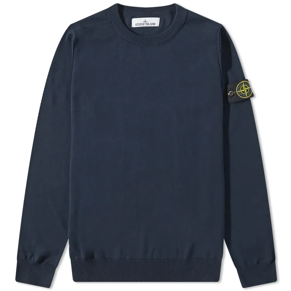 Soft Cotton Crew Neck Knit