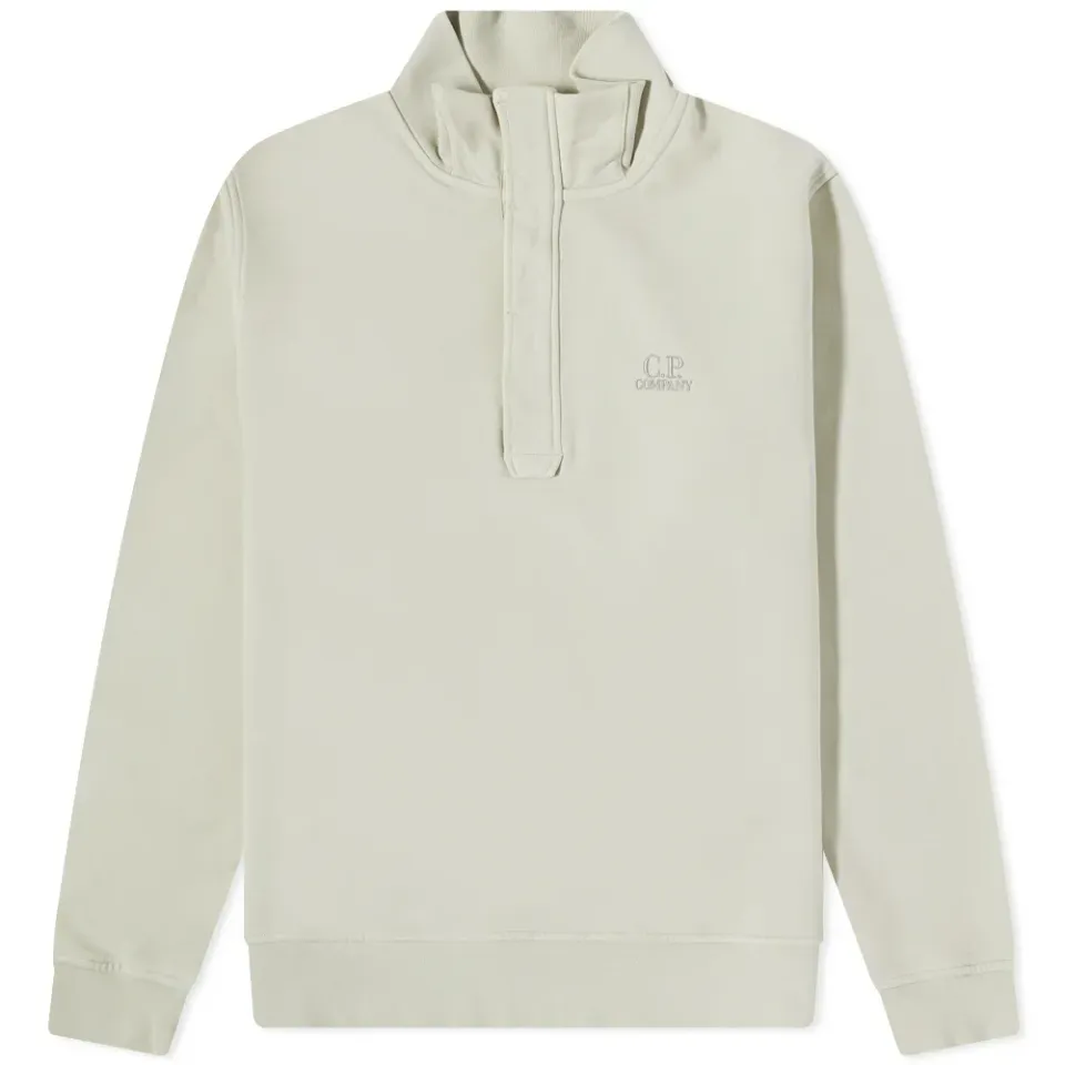 Garment Dyed Quarter Button Sweat