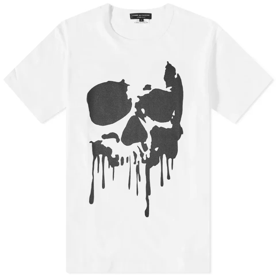 Melting Skull Negative Print Te