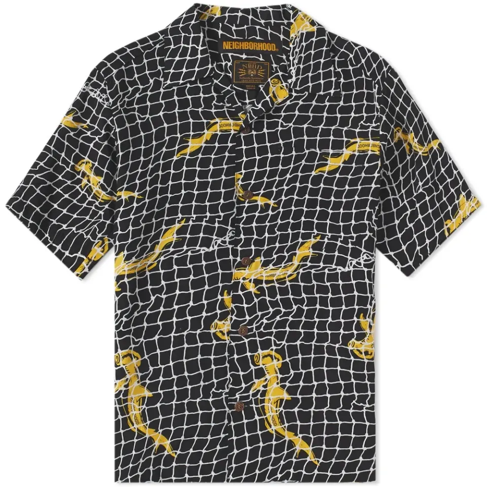Short Sleeve Shark Aloha Shirt