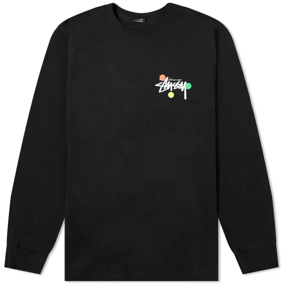 Long Sleeve Dot Collage Tee