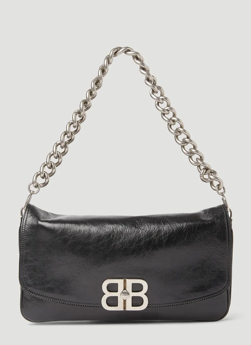 BB Soft Medium Flap Shoulder Bag