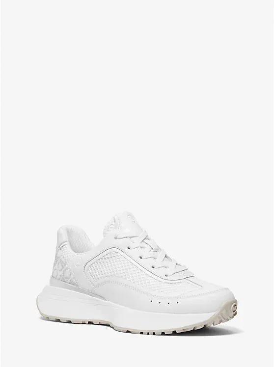 Ari Leather and Mesh Trainer