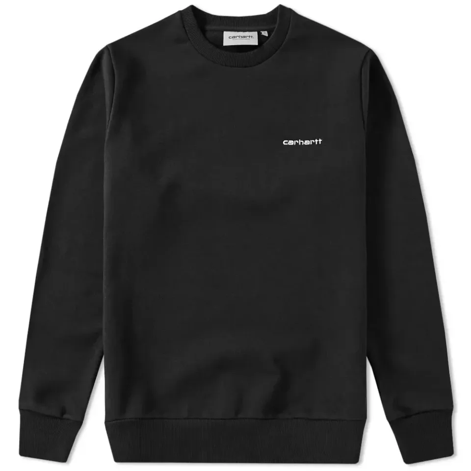Embroidered Script Sweat