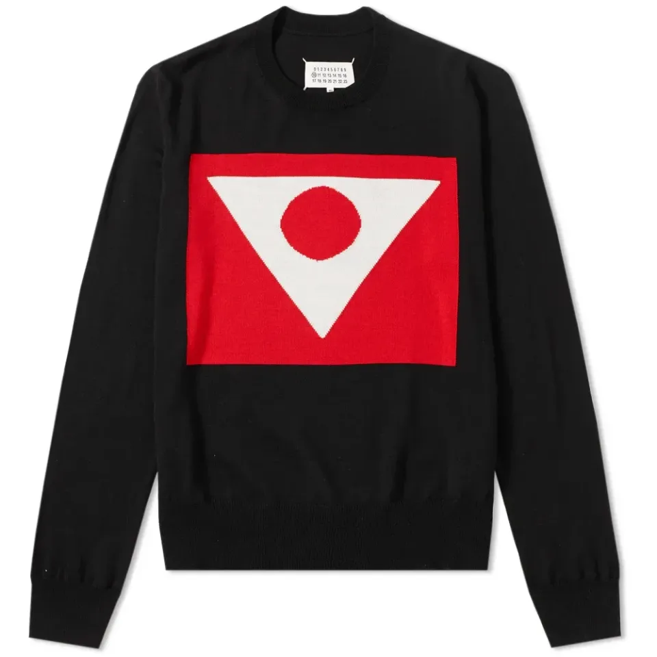 14 Inlay Crew Knit