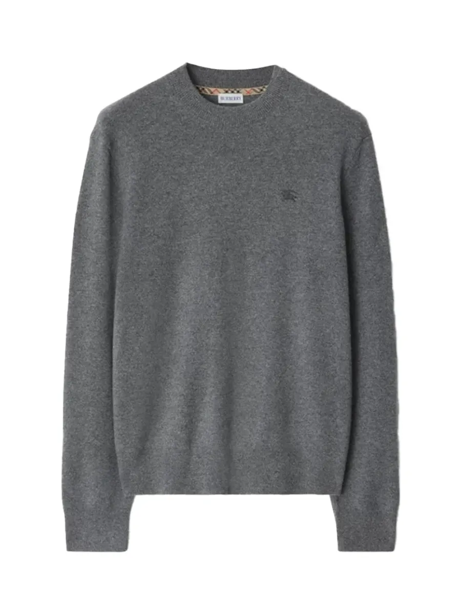 Men cashmere sweater Grey
