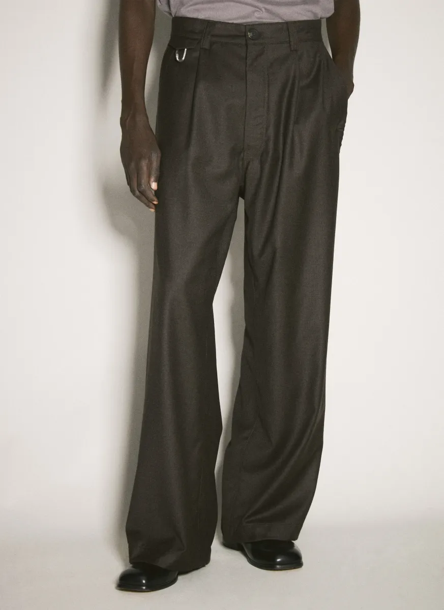 Origami Wool Pants