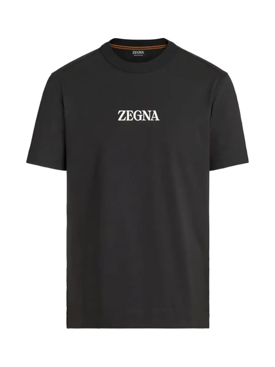 'Usetheexisting' Cotton T-Shirt Black
