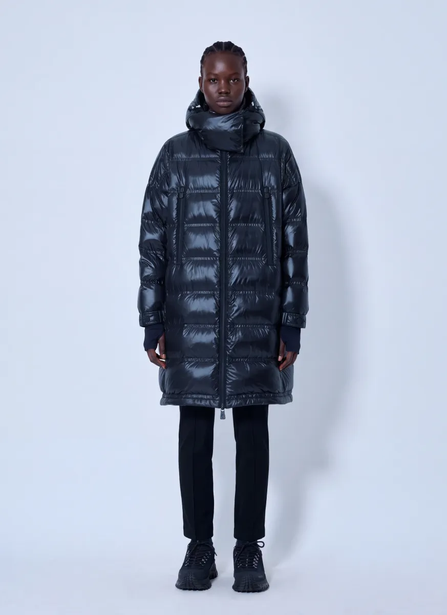 Rochelairs Hooded Long Down Jacket
