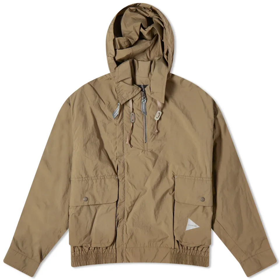 Water Repellant Light Popover Jacket