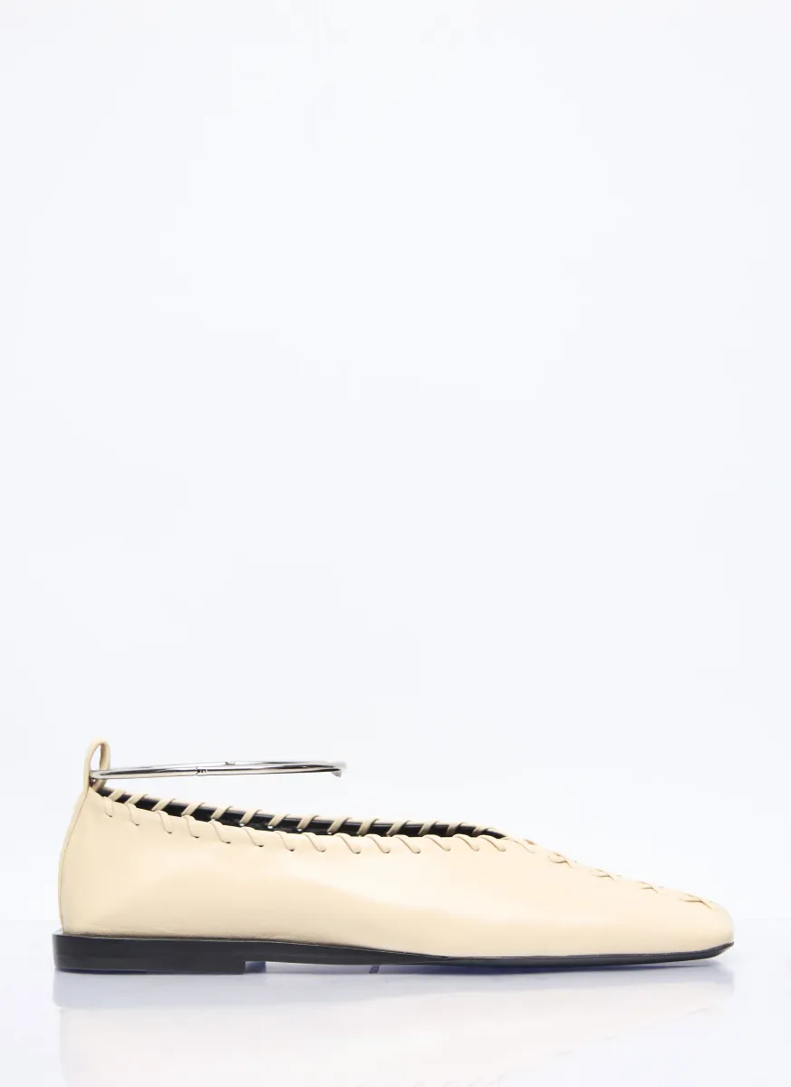 Leather Ballerina Flats