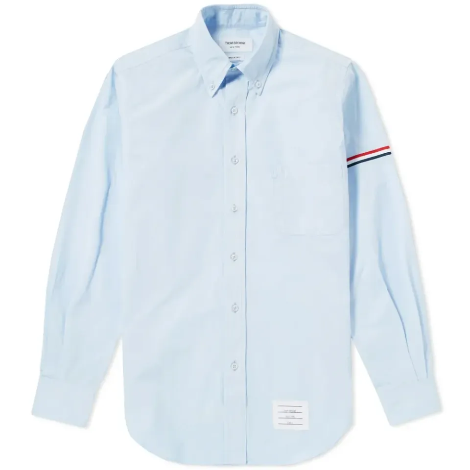 Arm Band Button Down Oxford Shirt