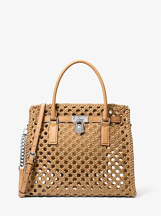Hamilton Moderne Large Hand-Woven Satchel