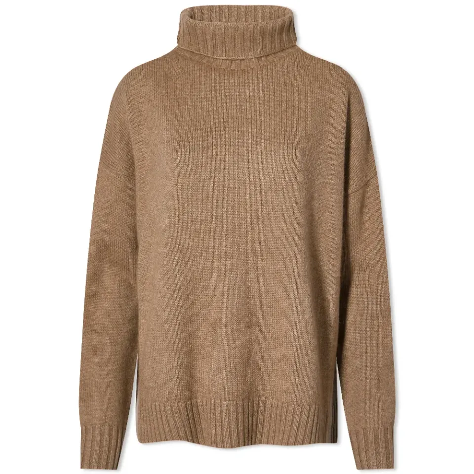 Trau High Neck Knitted Cashmere Jumper