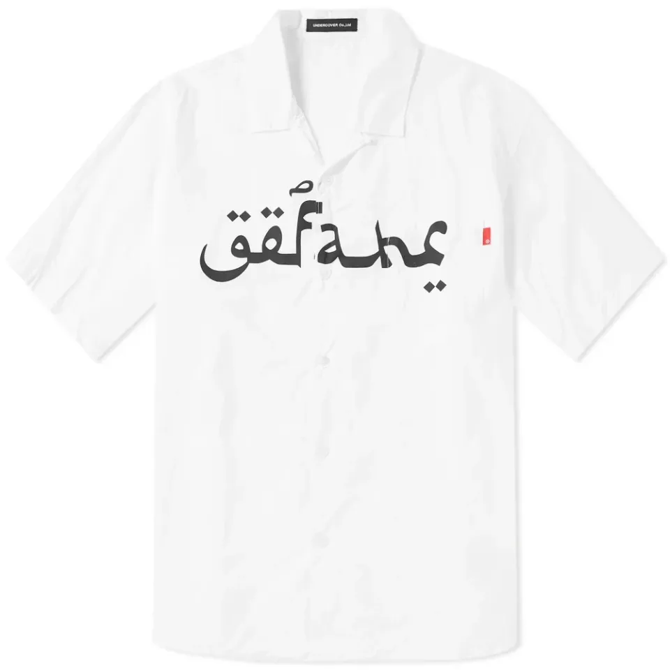 Arabic Print Vacation Shirt