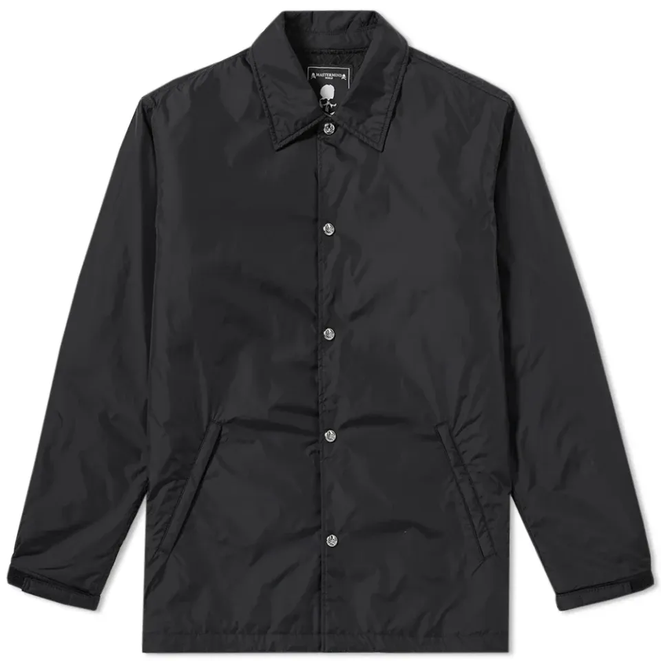 Skull Embroidered Coach Jacket