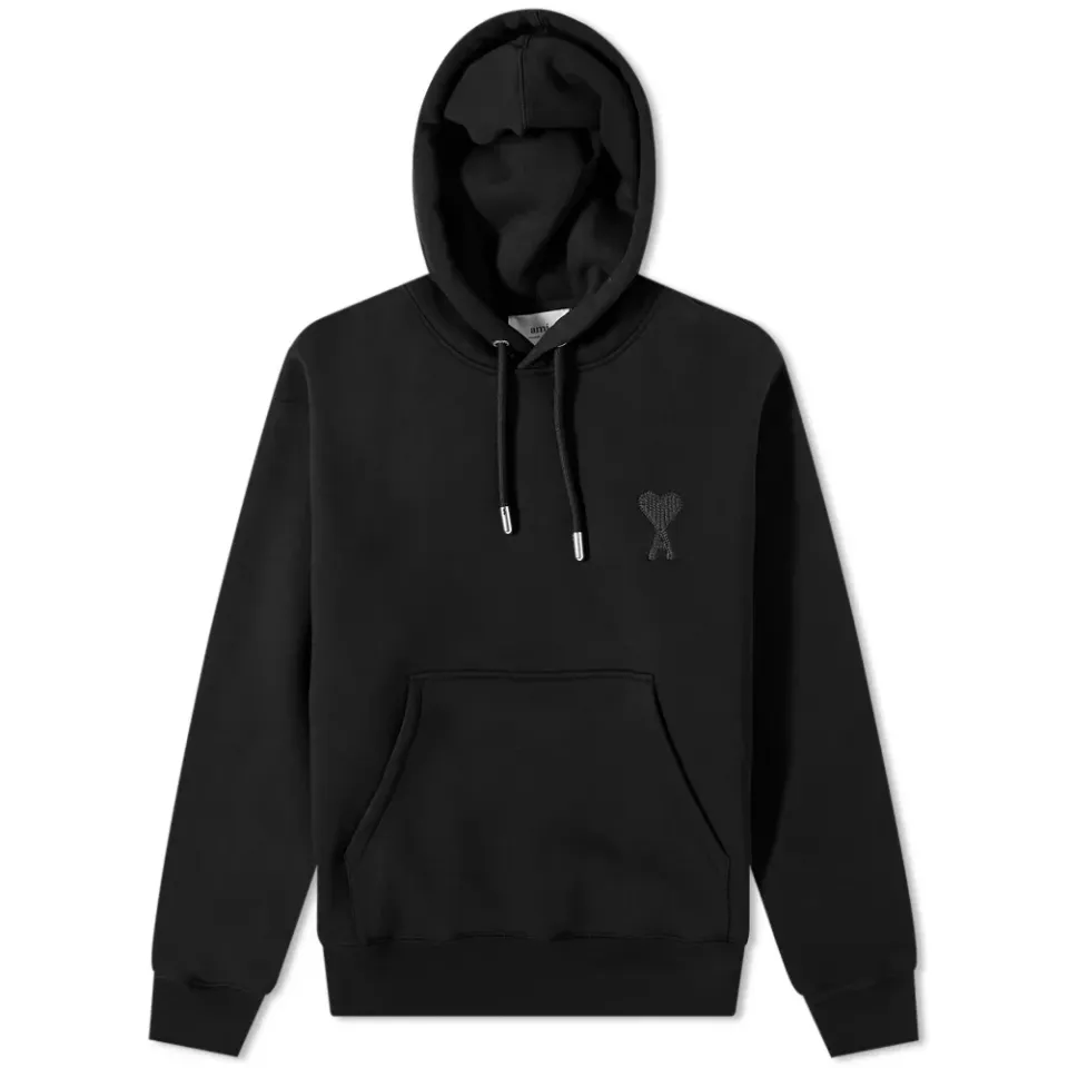 AMI Tonal Heart Hoodie