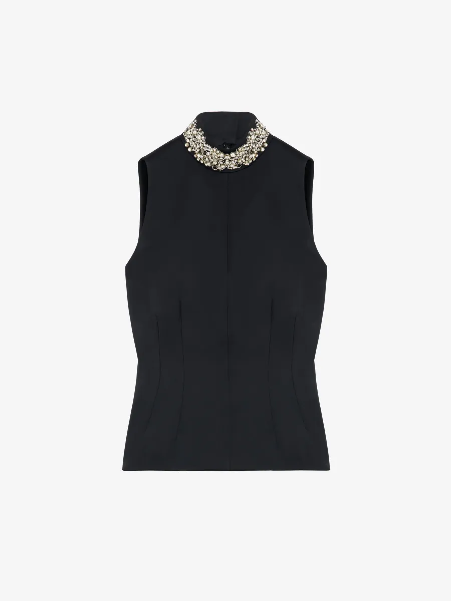Chain Mail Embroidery Top