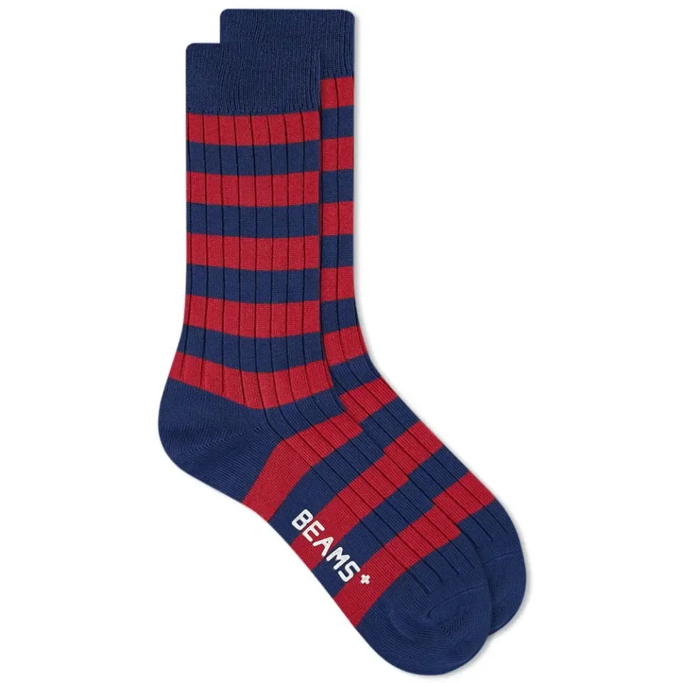Rib Stripe Sock