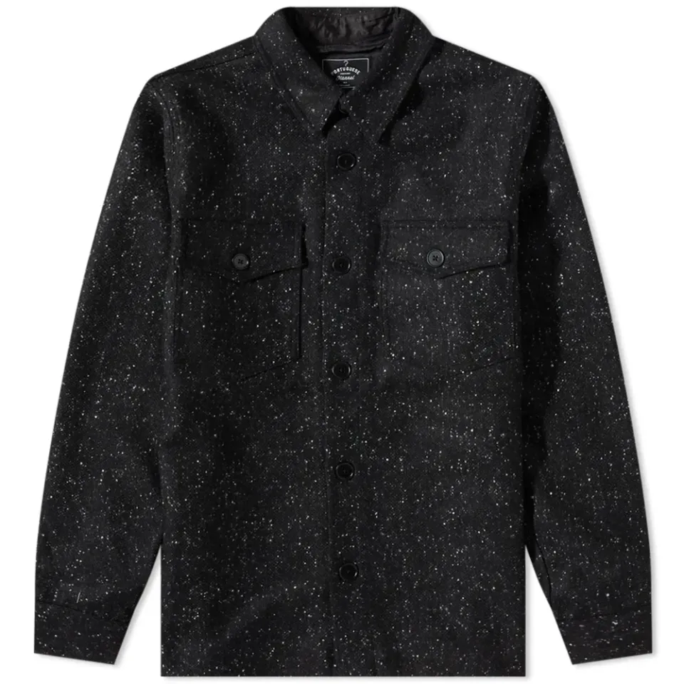 Wool Donegal Shirt Jacket