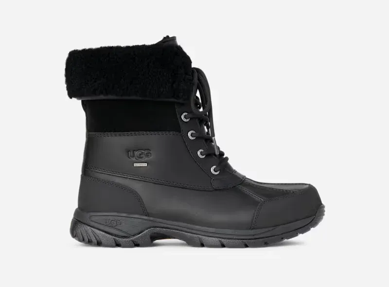 Butte Boot for Men, Leather/Polyester/Wool