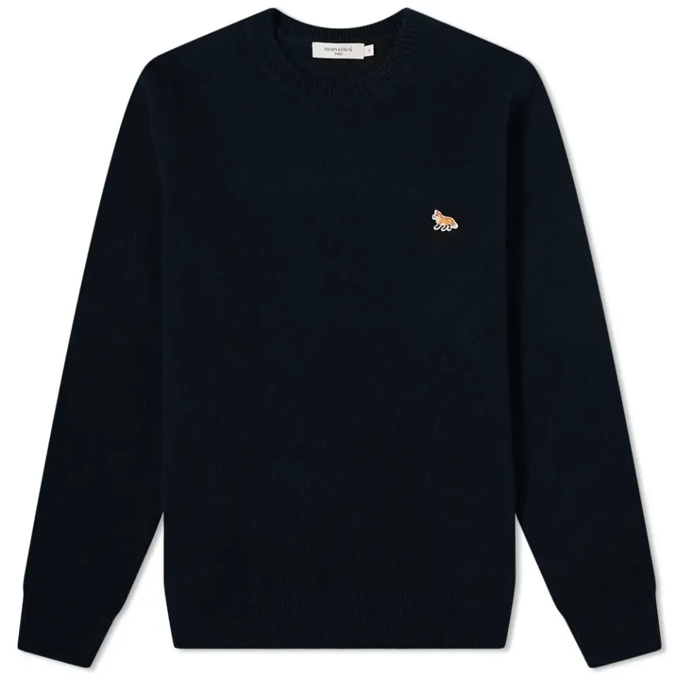 Maison Kitsuné Baby Fox Patch Cosy Crew Knit