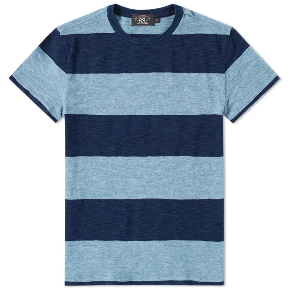 Wide Stripe Slub Tee
