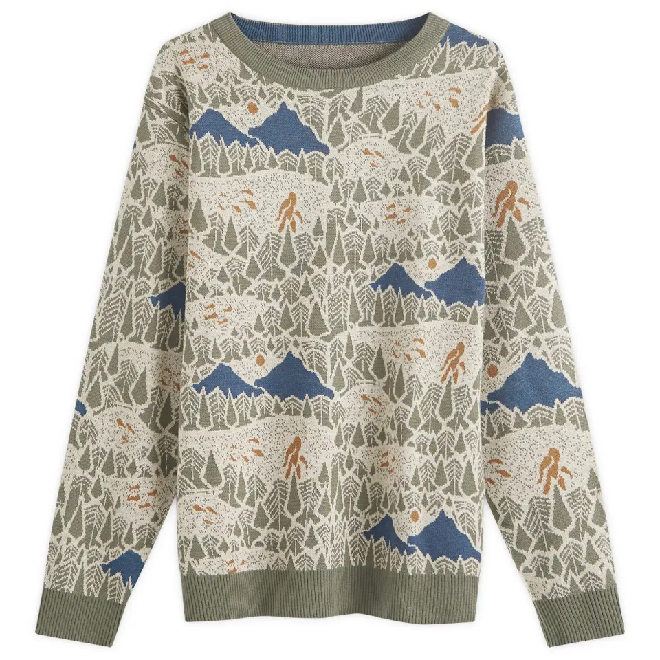 Highline Jacquard Crew Knit