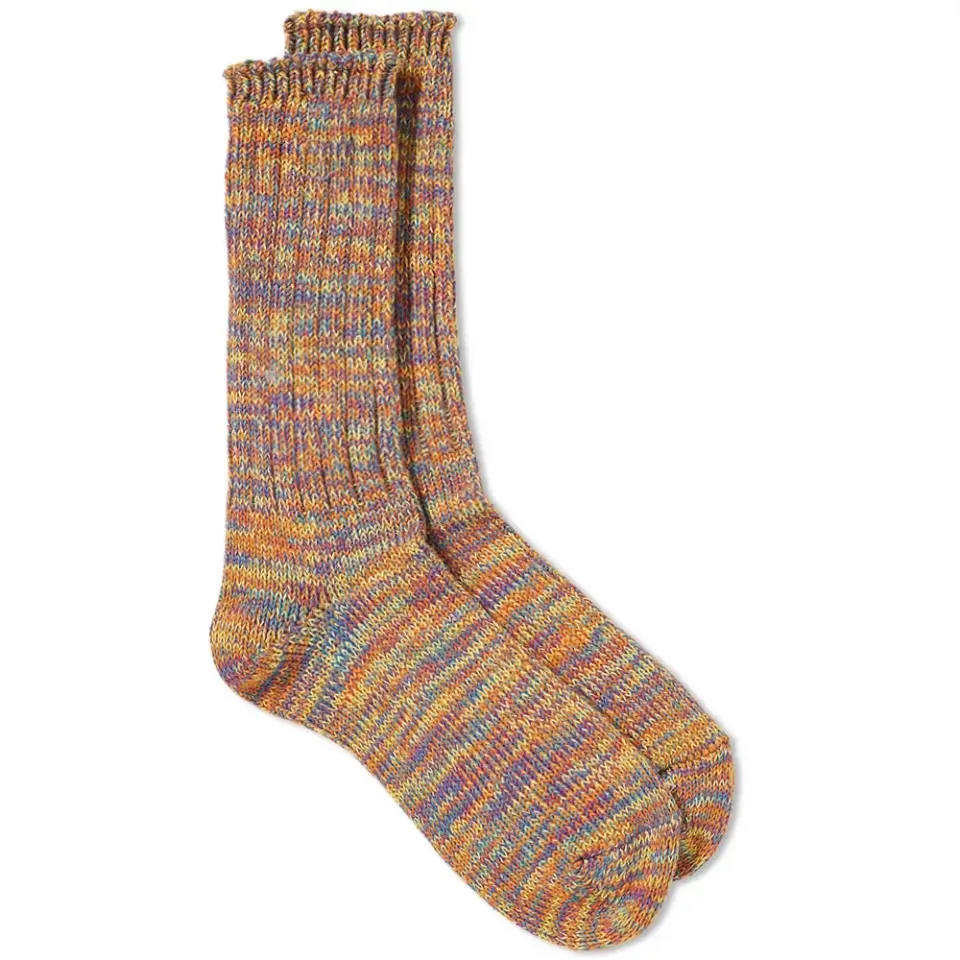 5 Colour Mix Crew Socks