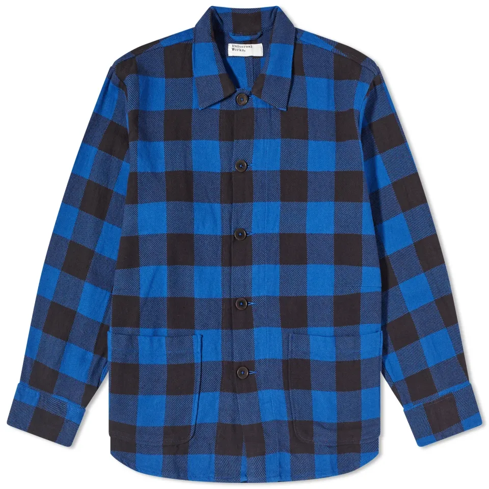 Winter Gingham Travail Overshirt