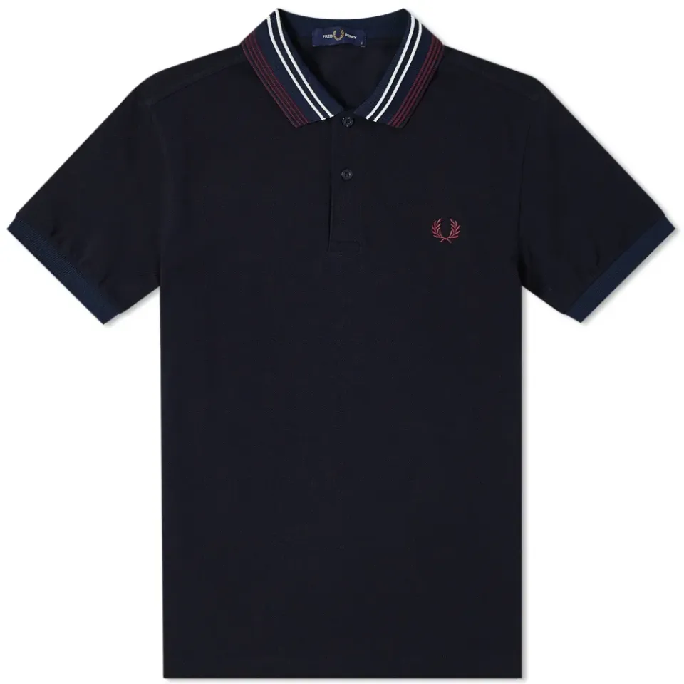 Stripe Collar Polo