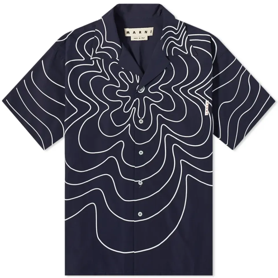 Flower Stitch Vacation Shirt