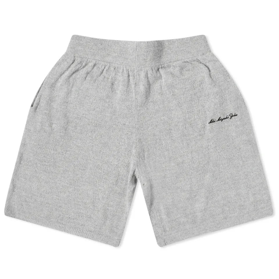 Lightweight Mohair Knit Shorts