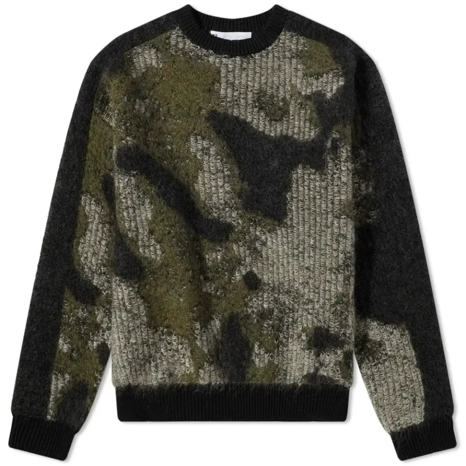 Camo Knit Crew Sweat