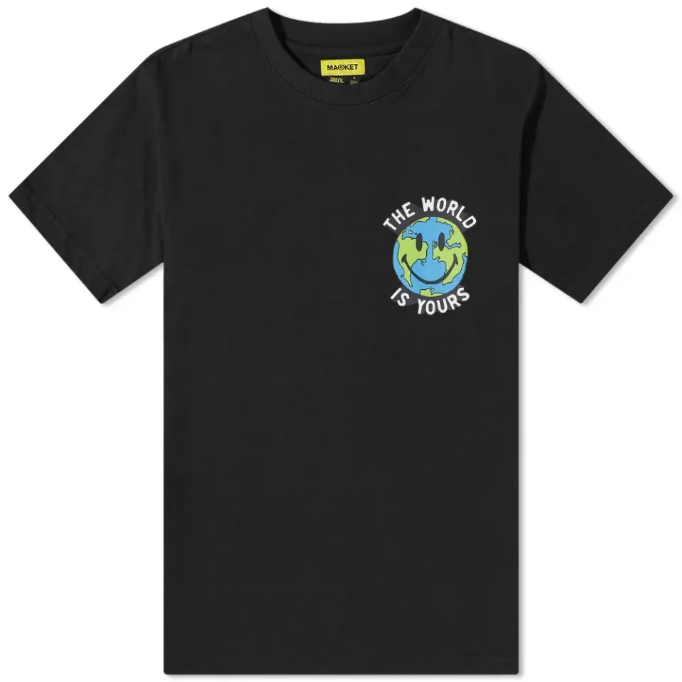 Smiley Peace And Harmony World T-Shirt