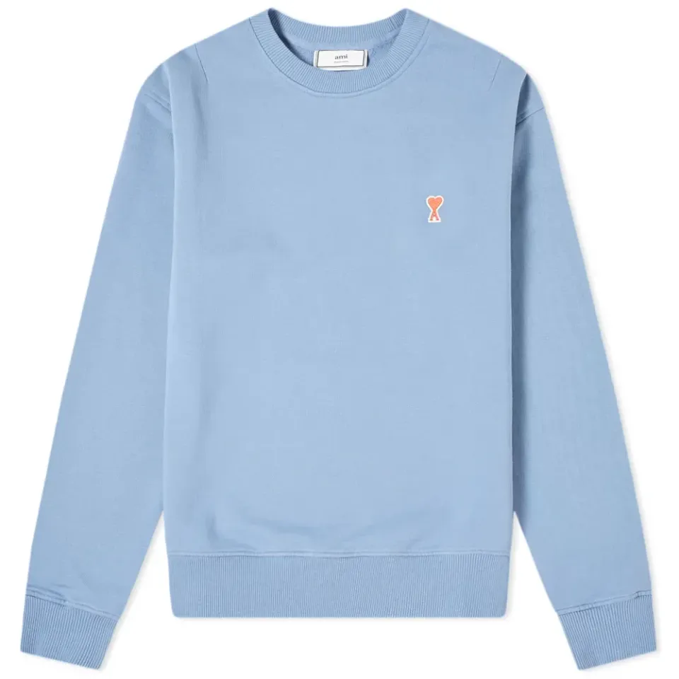 AMI Small A Heart Crew Sweat