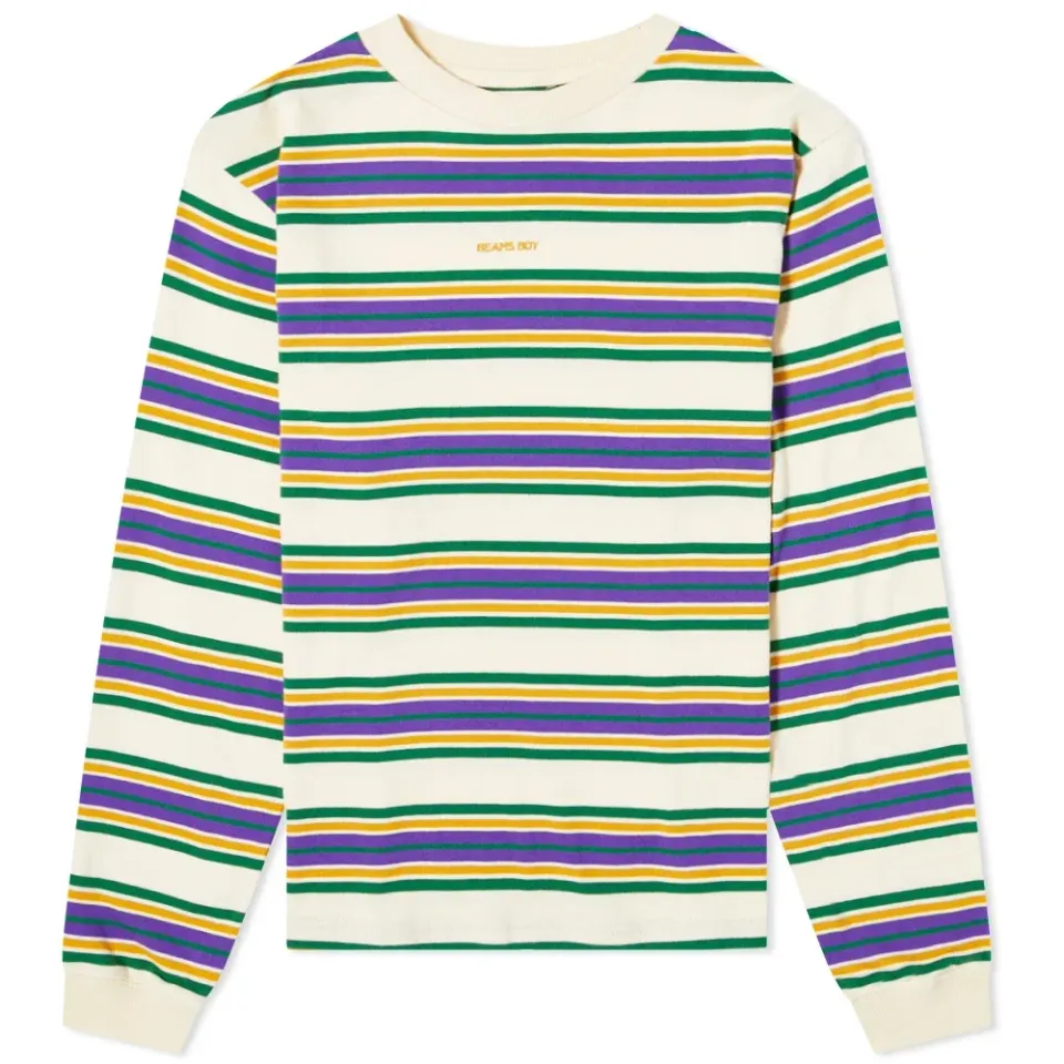Embroidered BDR Stripe T-Shirt