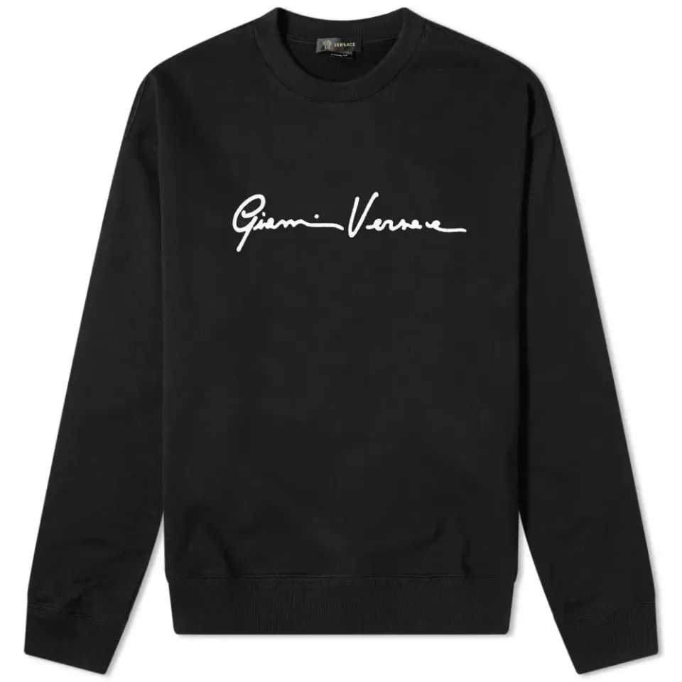 Gianni Signature Flocked Crew Sweat
