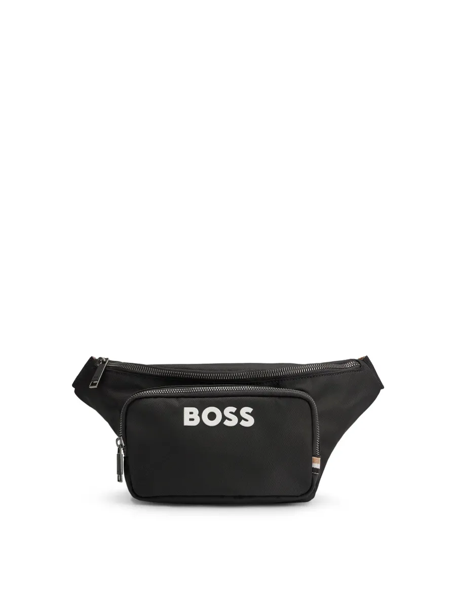 Structured Belt Bag With Contrast Logo