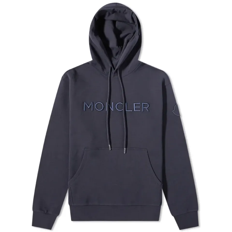 Logo Drawstring Popover Hoodie