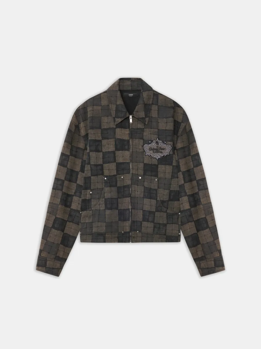 CHATEAU CREST DENIM JACKET - Brown