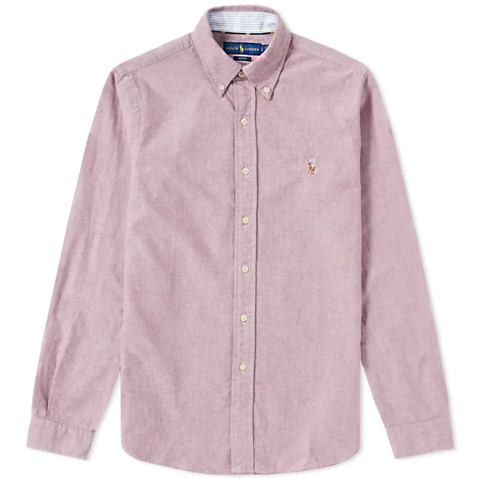 Slim Fit Button Down Oxford Shirt
