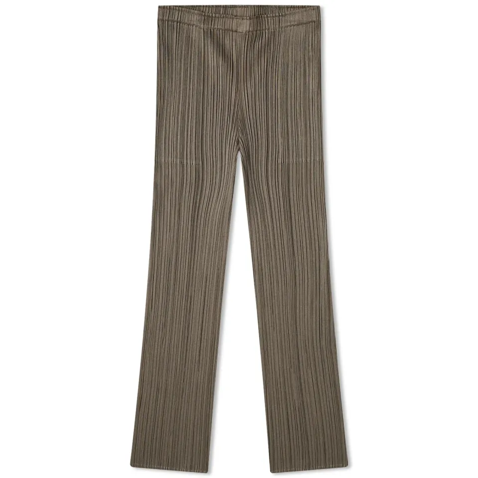 Straight Pleats Trousers