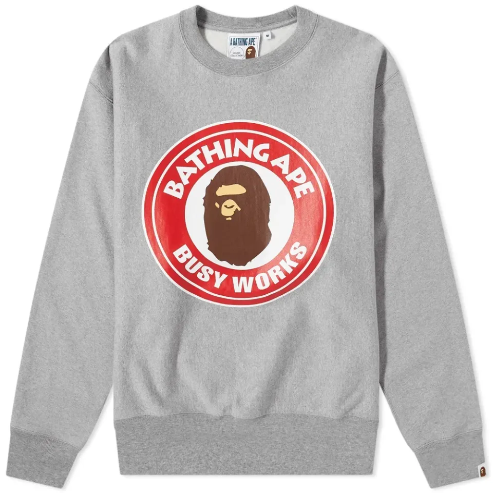 Classic Busy Works Relaxed Fit Crew Sweat