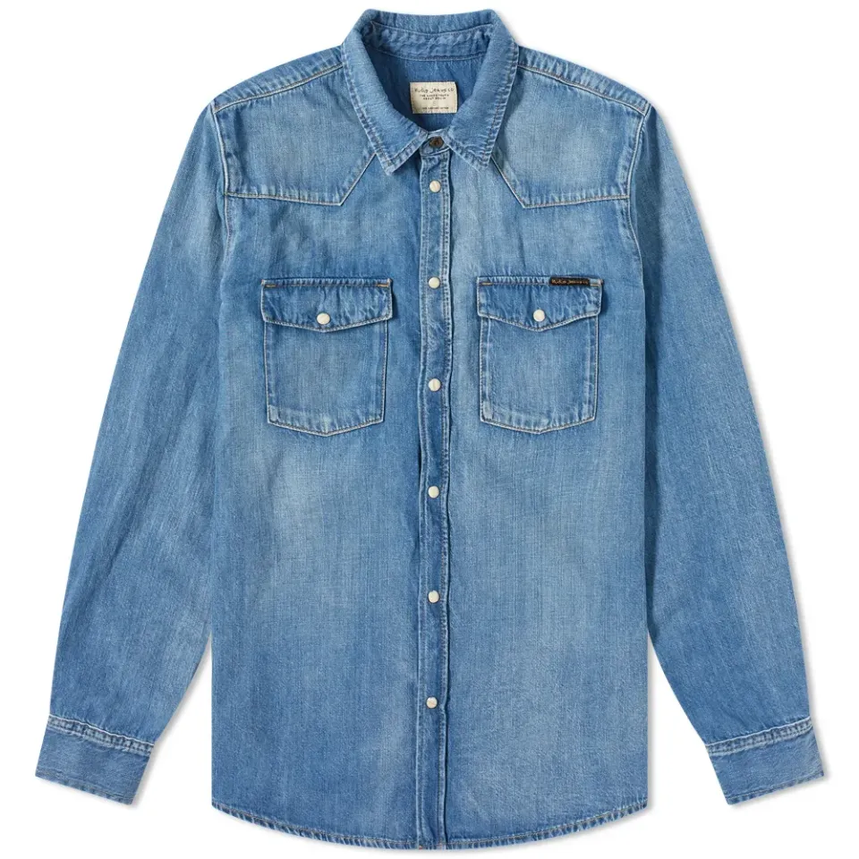 Nudie George Tribe Denim Shirt